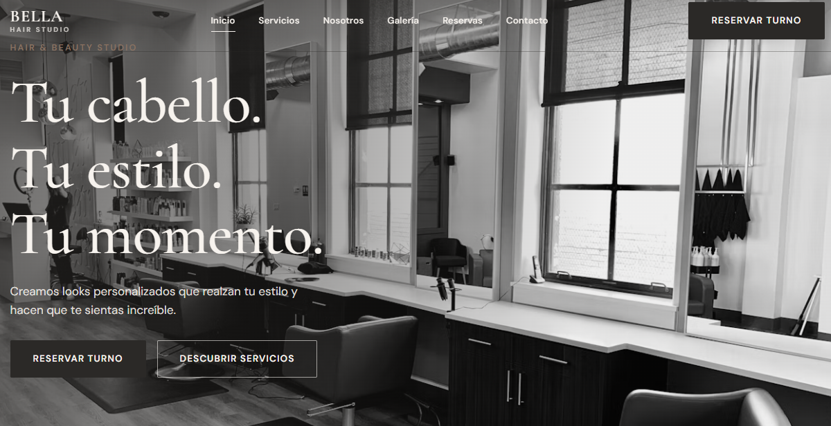 Vista previa de Bella Hair Studio